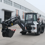 2500KG Compact Front-Mounted Articulated Backhoe Loader