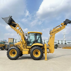 2500KG Compact Front-Mounted Articulated Backhoe Loader