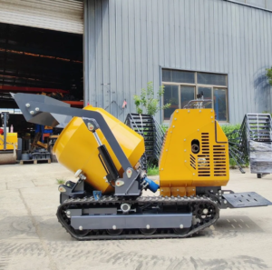 400 Liter Self-Loading Crawler Mobile Concrete Mixer Machine