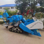 Manually Combine Harvester Machine