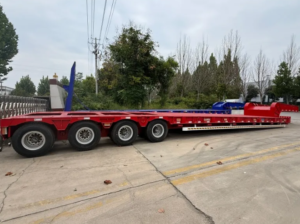 4 Axle Teardrop-shaped Semi Trailer