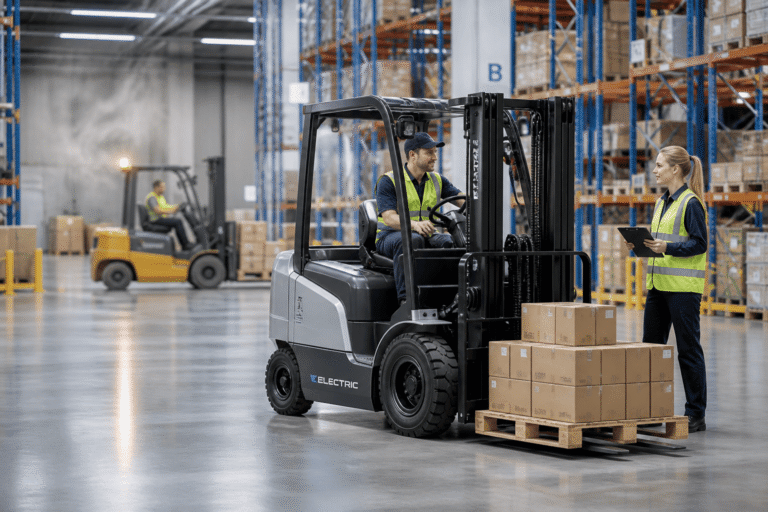 Are Electric Forklifts Really Quieter Than Diesel Forklifts?