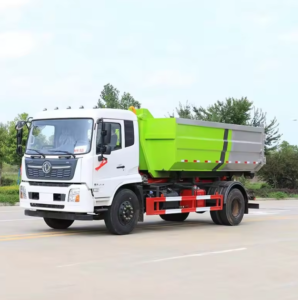 Dongfeng 4×2 Diesel Hook Type Lifted  Garbage Truck