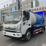 Dongfeng 8000L Sewage Suction Truck Vacuum Tank Septic Truck