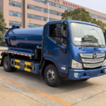 Foton Right Hand Drive 5m3 Vacuum Sewage Pump Truck Septic Fecal Suction Truck