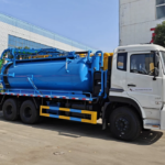 Dongfeng septic tank industrial dry-wet type sewage vacuum truck