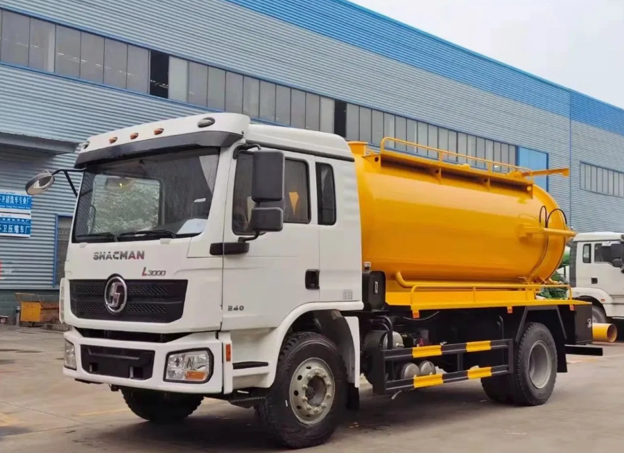 Shacman 4×2 Septic Truck Vacuum Suction and Fecal Suction Truck