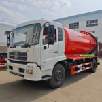Dongfeng 180HP Diesel Engine Septic Tank Sewage Suction Truck