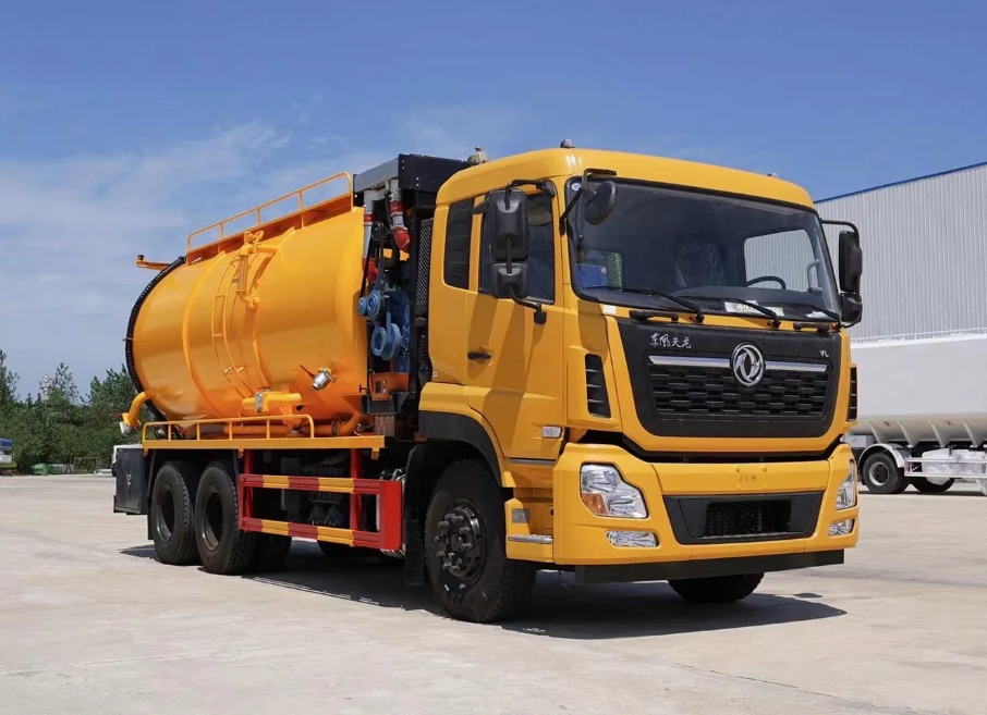 Dongfeng 6*4 High Condition 290HP 18cbm 18tons Vacuum Sewage Suction Tanker