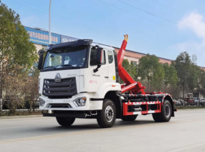 HOWO 10m3 Hook Lift Garbage Truck