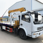 Factory Direct Sales 4t Dongfeng 4X2 Wrecker Mounted Crane Road Recovery Tow Trucks