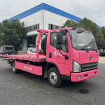 Customized FAW 3-5 Tons Flatbed Rollback Tow Truck Road Rescue Car Carrier Wrecker