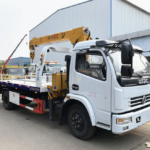 Factory Direct Sales 4t Dongfeng 4X2 Wrecker Mounted Crane Road Recovery Tow Trucks