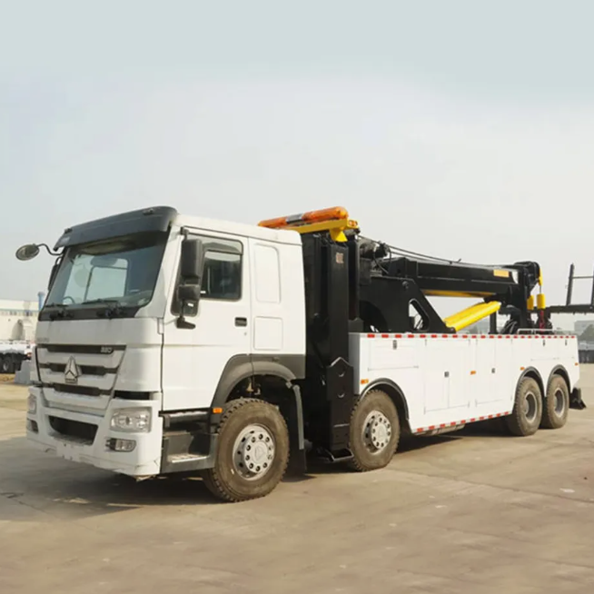 50 Ton Tow Truck Road Recovery Truck for Sale HOWO Wrecker Truck