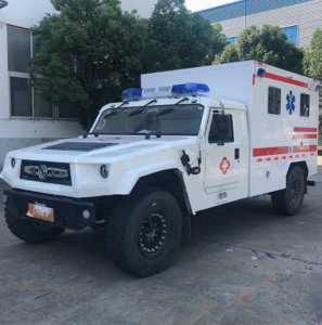 Urban Emergency Rescue Medical off-Road Ambulance, Fast Four-Wheel Drive Rescue Vehicle